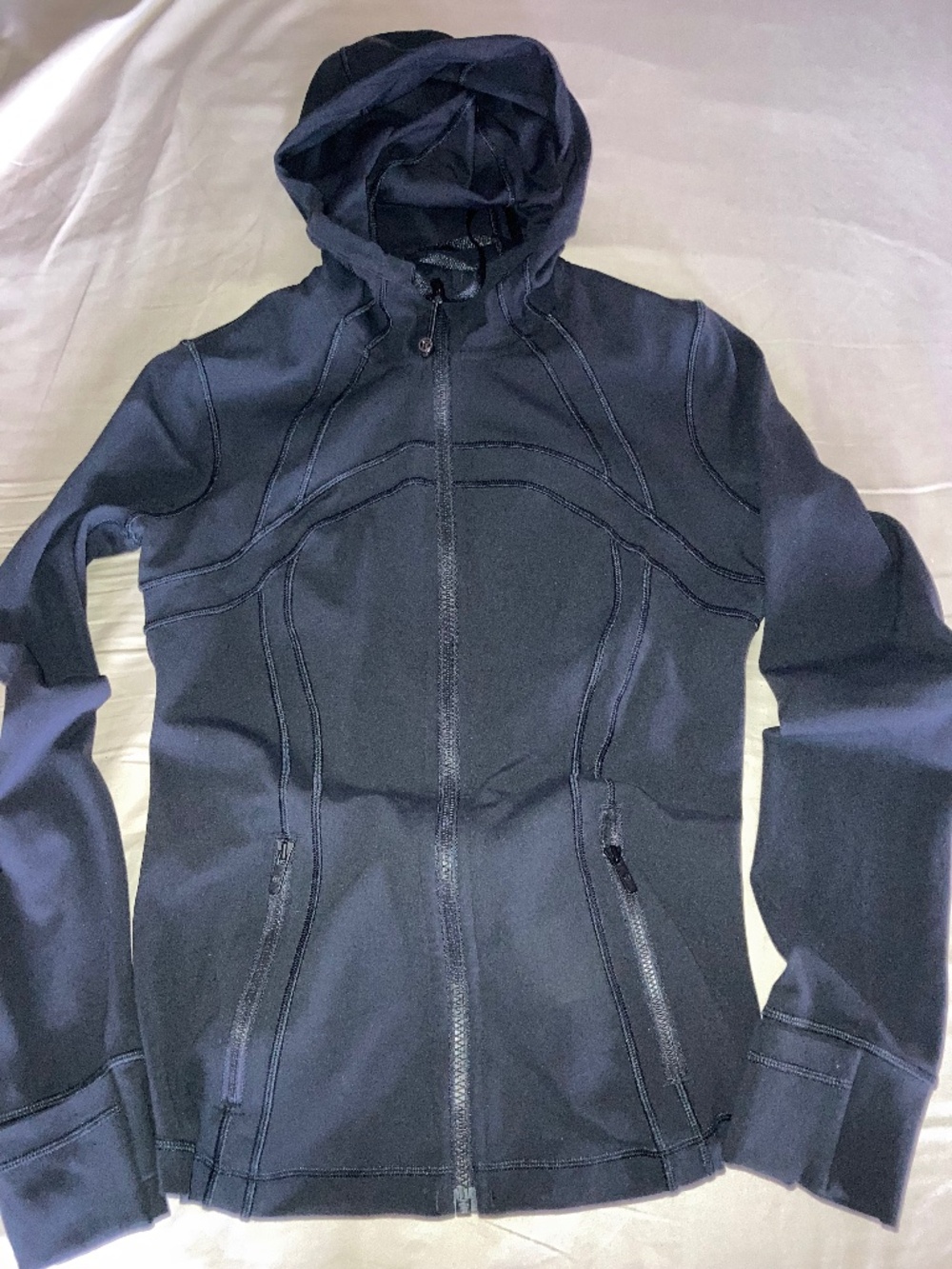 Lululemon Black Hooded Define Jacket 8